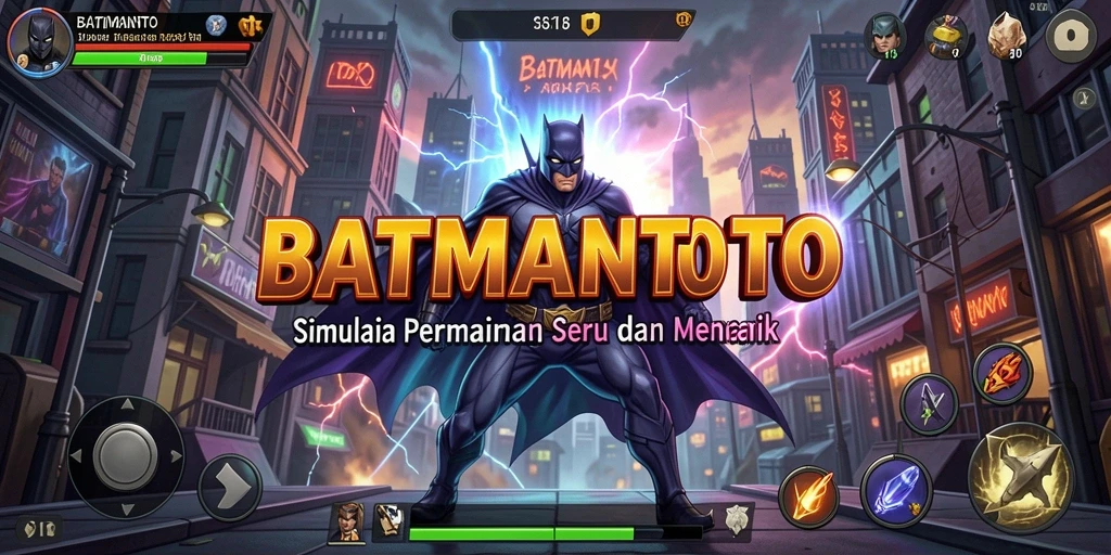 Tampilan gameplay yang menarik dan interaktif dari BATMANTOTO.