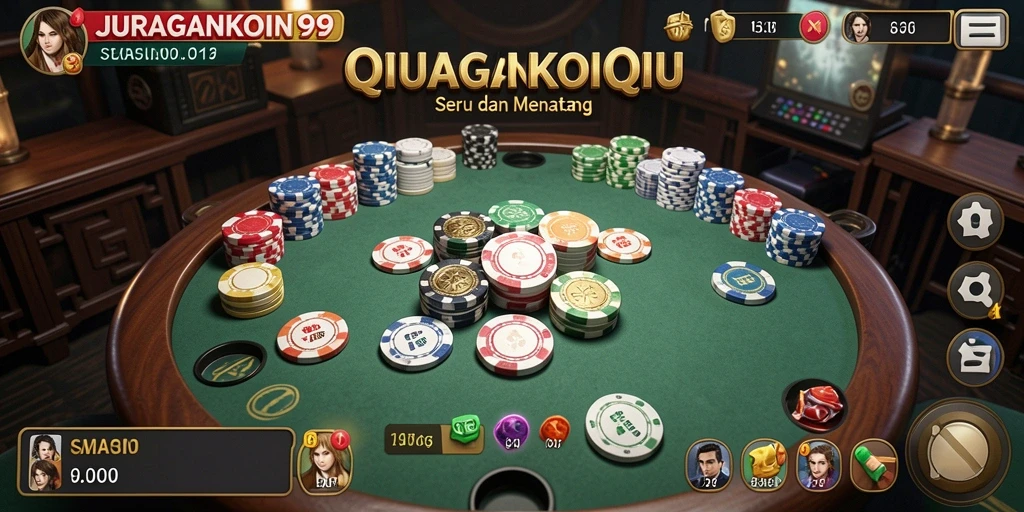 Gambaran gameplay seru dalam JURAGANKOIN99.