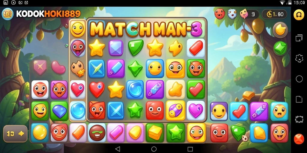Screenshot menampilkan tantangan menyenangkan dalam gameplay KODOKHOKI889.