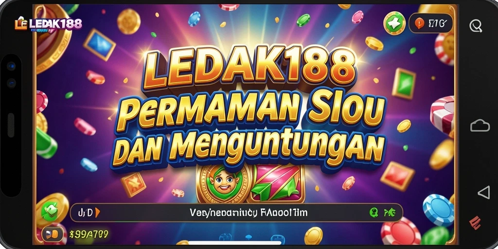 Tampilan gameplay menakjubkan dari LEDAK188 dengan berbagai tema Slot.