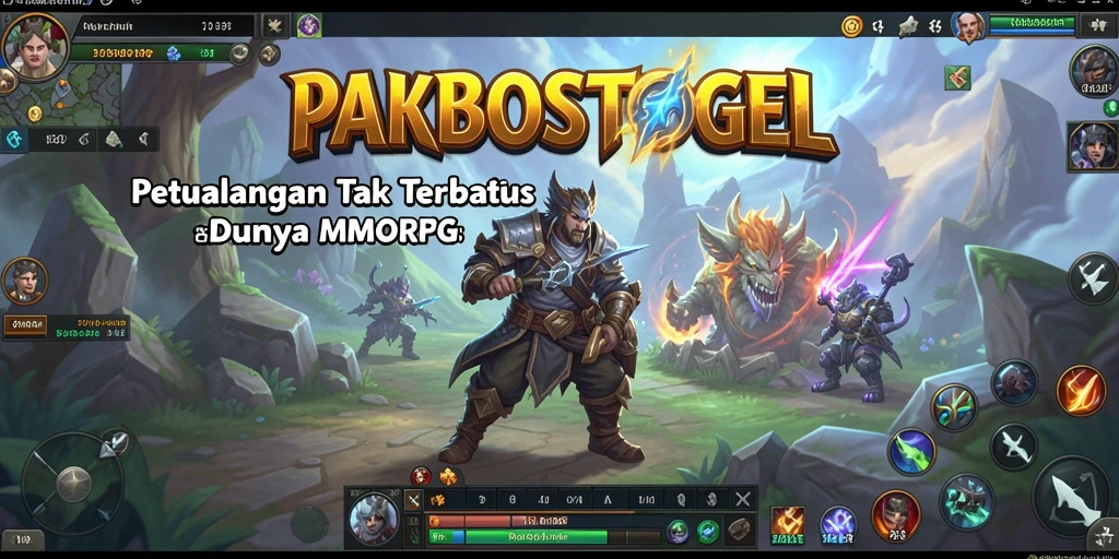 Screenshot dari gameplay PAKBOSTOGEL yang menunjukkan petualangan epik.