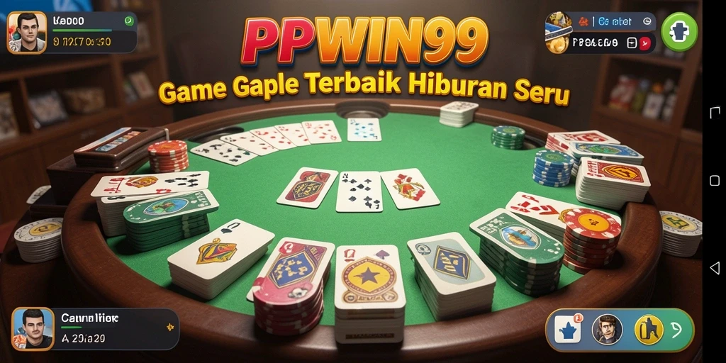 Tampilan gameplay Gaple yang seru dan interaktif di PPWIN99.