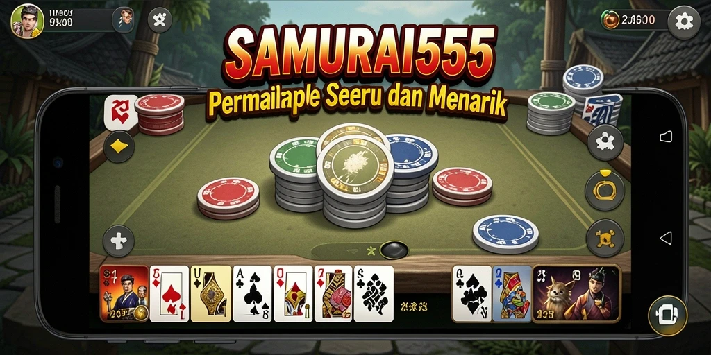 Gameplay seru dari SAMURAI555 dalam permainan Gaple.