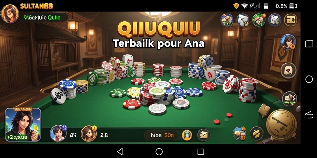 Tampilan gameplay QiuQiu yang mengasyikkan di SULTAN88.