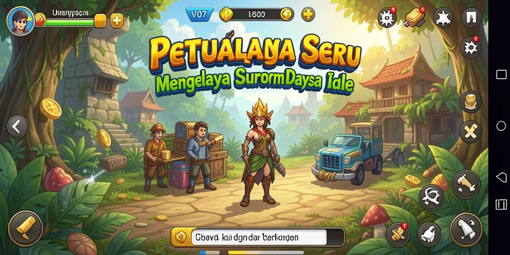 Tampilan gameplay V07 yang menegangkan dan seru.