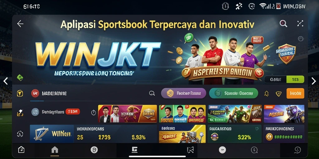 Tampilan antarmuka WINJKT dengan fitur taruhan yang menarik.
