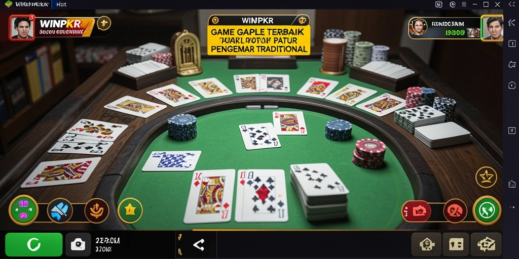 Tampilan gameplay Gaple yang menarik dan interaktif.