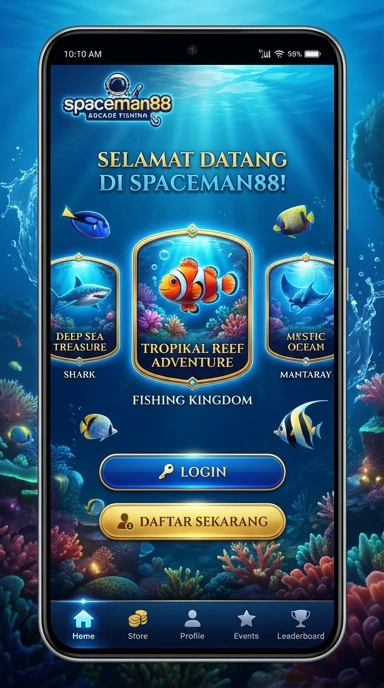 Tampilan utama pusat unduh spaceman88 yang menarik.